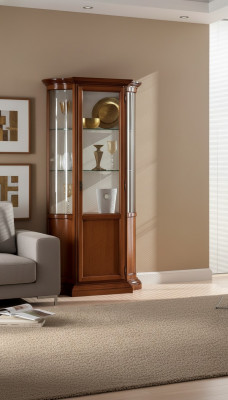 Vitrine Glas Schaf Braun Luxus Italienesch Miwwele Vitrinnen Schief Wohnzimmer