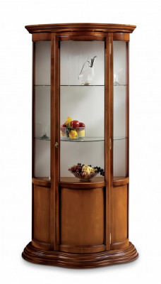 Glasvitrine Luxus Sideboard Schief Cabinetten Braun Vitrin Klassesch Italienesch Miwwelen