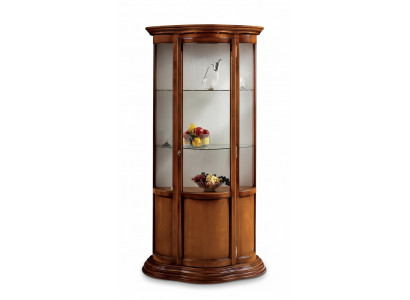 Glasvitrine Luxus Sideboard Schief Cabinetten Braun Vitrin Klassesch Italienesch Miwwelen