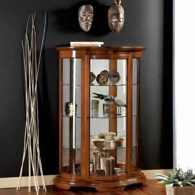 Luxus Holz Vitrin Kommoden Design Schief Schief Braun Italienesch Miwwel Schief Nei
