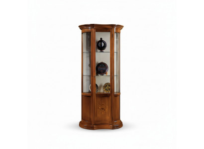 Luxus Holz Vitrine Anrichte Design Schranken Braun Italienesch Miwwelen Neien Schaf