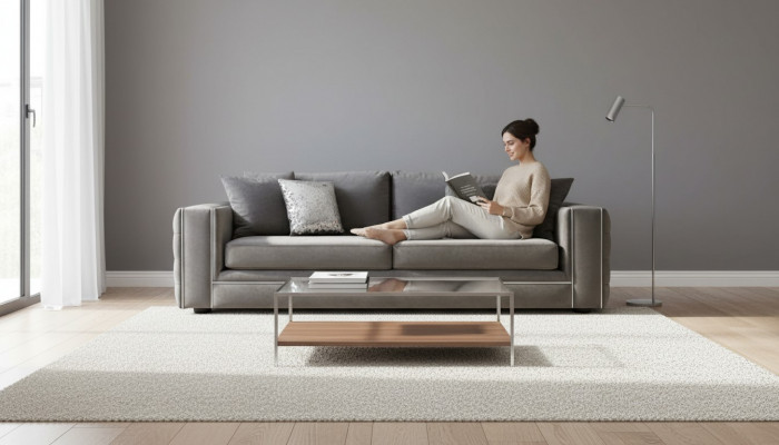 Héichwäerteg Sofa 4 Sëtzer Polstersofas Designer Canapé Sofa Luxus Chesterfield