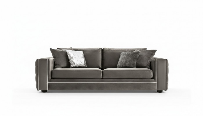 Héichwäerteg Sofa 4 Sëtzer Polstersofas Designer Canapé Sofa Luxus Chesterfield