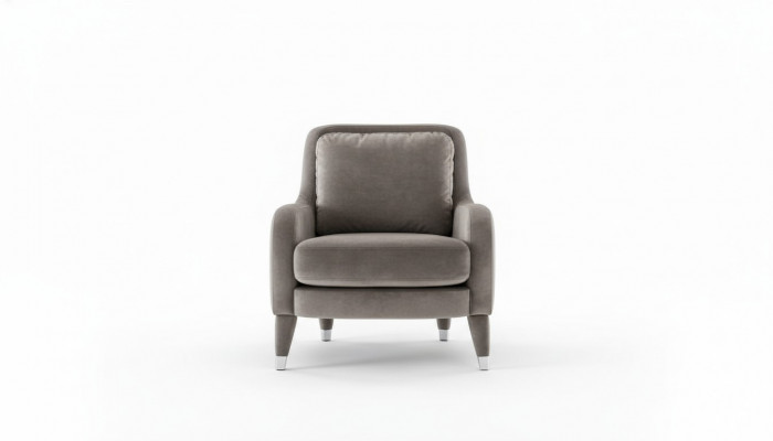 Sessal Eensëtzer Luxus Polster Miwwelen Wunnzëmmer Brong Sessal Textil Lounge Neit