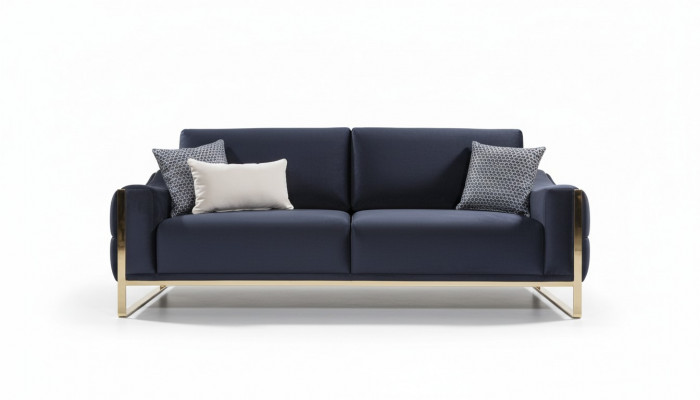 Klassesch Fautteuil Luxus Polster Textil Polster Sëtz Eenzelpersoun Modern Wäiss Nei