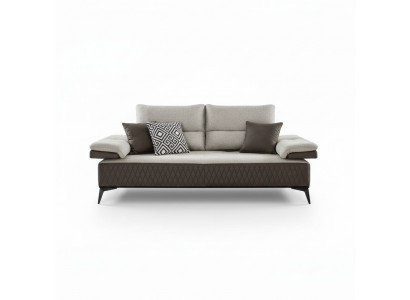 Luxus Dräi-Sëtz Modern Canapé Miwwel Gro Couchen Klassesch Sofas Stoff Textil