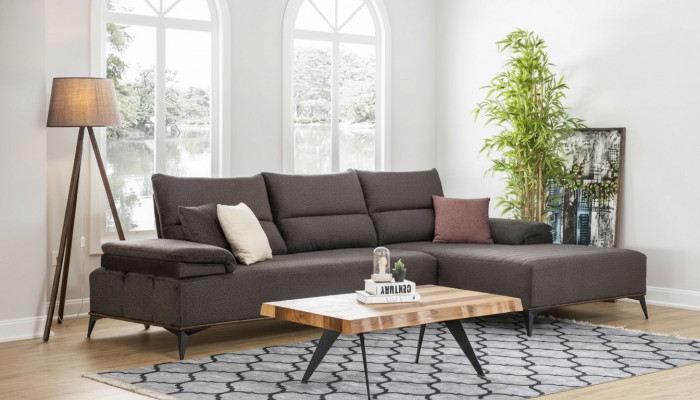 Eckcouch L Form Sofa Canapé Design Couchen Polster Textil Eck Garnitur