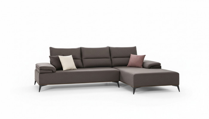 Eckcouch L Form Sofa Canapé Design Couchen Polster Textil Eck Garnitur