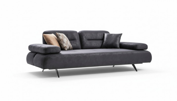 xxl Sofa 4 Sëtzer Canapé Wunnzëmmer Polstersëtz Garnitur Lieder Gro Textil