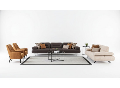 Canapé-Set 4+3+1+1 Set Design Sofa Polster Couchen Couch Modern Luxus
