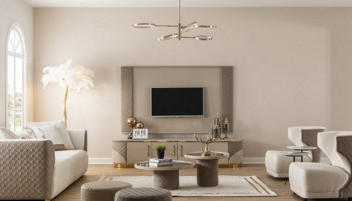 Wunnwand RTV Wunnzëmmer Sofagarnitur Canapé Sofa Set Couchen Sofas Miwwelen