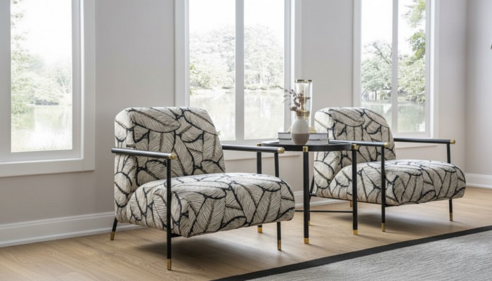 Luxus Fauteuil Design Canapé Sëtzer Lounge Club Polster klassesch Sëtz Relax Nei