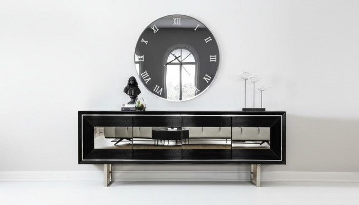 Schwaarzt Säitebord Kommode Kommoden Schaf Standschaf Luxus Anrichte
