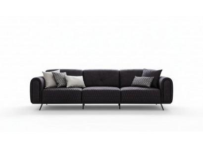 Luxus Canapé 4 Sëtzer Lieder Wunnzëmmer Modernen Design Canapeë Polstersofaen Couchen