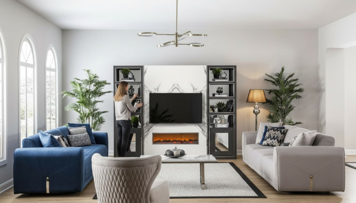 Sëtzkombinatioun 3+3+1 Design Sofaën Gepolstert Lieder Canapéë Sofa