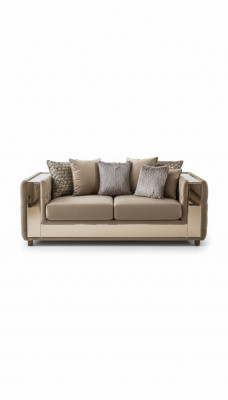 Chesterfield Sofa 4 Sëtz Wunnzëmmer Modernen Design Blo Sofas Textil Couchen