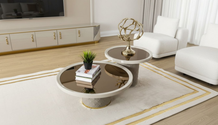 Luxus Modernen Canapétisch Dësch Design Dëscher Holz Wunnzëmmer Säitentësch Nei