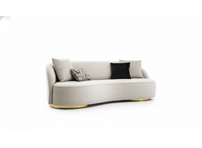 Luxus Sofa 3 Sëtz Stoff Wunnzëmmer Modernen Design gro Sofas Polster Couchen