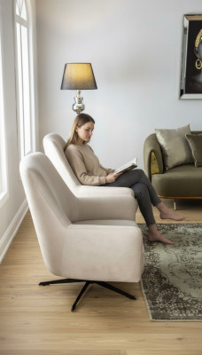 Sessel Modernen Einsitzer Luxus Sessel Ariichtung Wunnzëmmer Sofa 1 Sëtz Nei