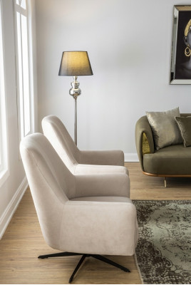 Sessel Modernen Einsitzer Luxus Sessel Ariichtung Wunnzëmmer Sofa 1 Sëtz Nei