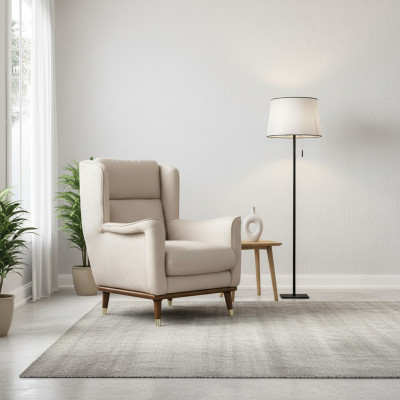 Sëtz Modern Eenpersounsluxus-Sëtz Miwwelen Wunnzëmmer Sofa 1-Plaz Neien