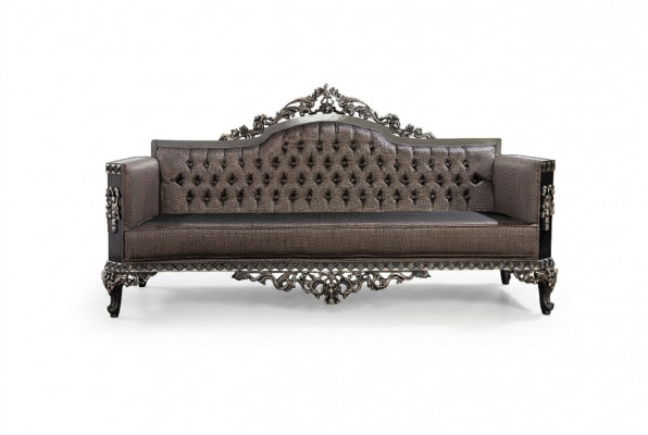 3-plaze Sofas Textil Grouss Miwwel Wunnzëmmer Klassesch Neit Sofa Polyester Canapé