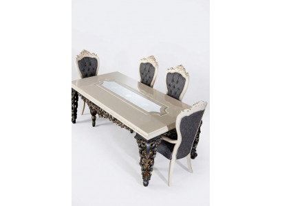 Luxus Iessdësch Barock Dëscher Iesszëmmer Dësch Klassesch Miwwelen Iessdëscher