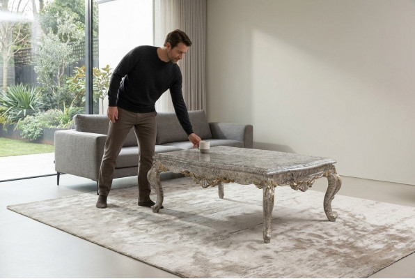 Luxus Wunnzëmmerdësch Clubdësch Sofadësch Klassesch Niewendësch Ofstellungsdësch