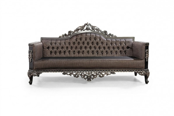 Luxus Dräi-Sëtzer Design Sofa 3Sëtzer Polster Couchen Chesterfield Sofas