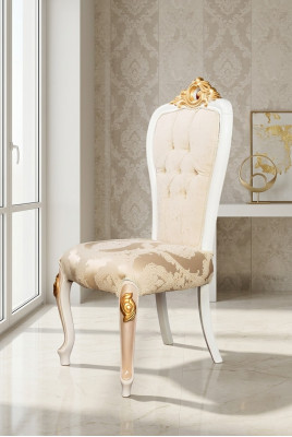 Klassesch Chesterfield Stull-Set x4 Iesszëmmer Stull-Garnitur Schoulestill