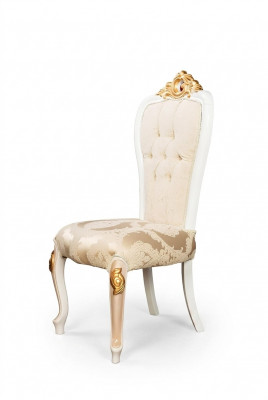 Klassesch Chesterfield Stull-Set x4 Iesszëmmer Stull-Garnitur Schoulestill