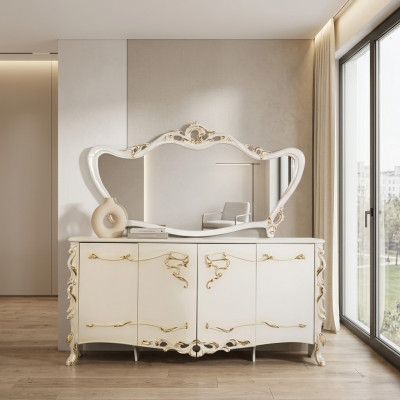 Buffetspigel Garnitur Ess Barock Kommoden Holz Kommode Holz Schaf Neie