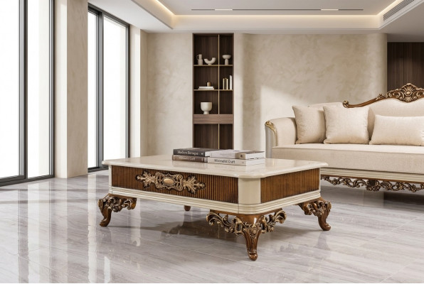 Couchtisch Dësch Couchtischen Holzdësch Dëscher Designer Luxus Säitendësch Nei