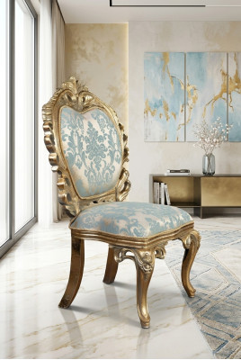 Iesszëmmer Stull Polsterstull ouni Aarmleun Luxus Fauteuil Still Wunnzëmmer