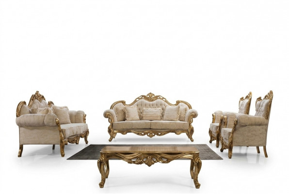 Sëtzkombinatioun 3311 Sëtz Set Design Sofa Polster Couchen Couch Klassiker Luxus