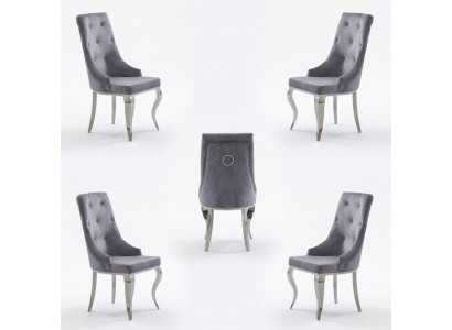Set Still 4x Grupp Iesszëmmer Neit Garnitur Design Lehnstull Stull
