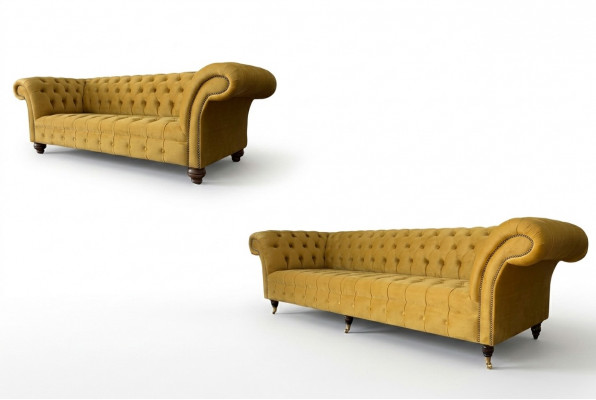 Sofagarnitur 3+2 Sëtzer Set Design Sofas Polster Couchen Chesterfield