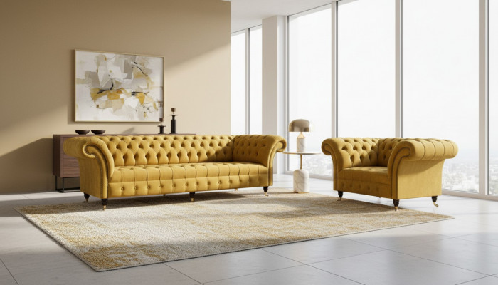 Sofasët 3+1 Sëtz Set Design Sofas Polster Couchen Modern