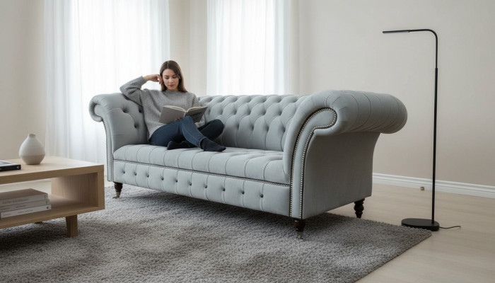 Design 2-Sitzer-Sofa Lounge Sofa Textil Polster Stoff Luxus Couche