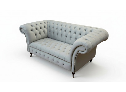 Chesterfield Canapé 2 Platzen Canapé Polster Canapéen Design Luxus Canapéen Gro