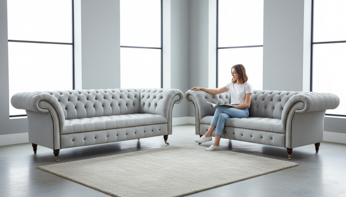Sofagarnitur 3+2 Plaz nei Set Design Sofas Polster Relax Modern