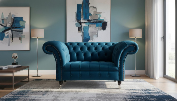 Luxus Sessel Design Relax Club Lounge Einsitzer Polster Stoff Nei