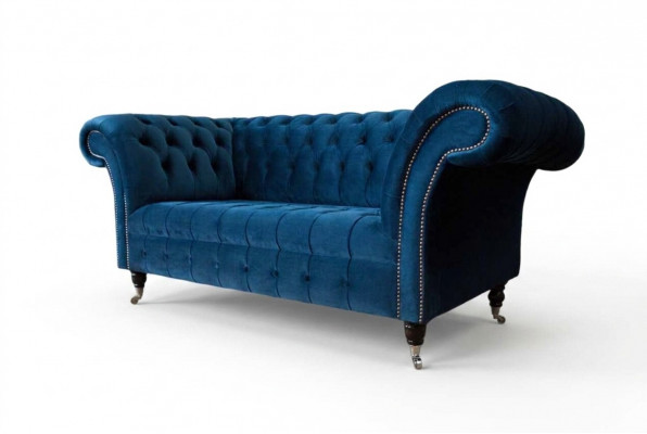 Chesterfield Sofa Canapé Polster Canapé 2er Couches Polster Zweesëtzer