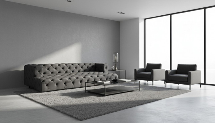Luxus Sofa 5 Sëtzer Couch Polstersofa XXL Sofas Wunnzëmmer Stoff