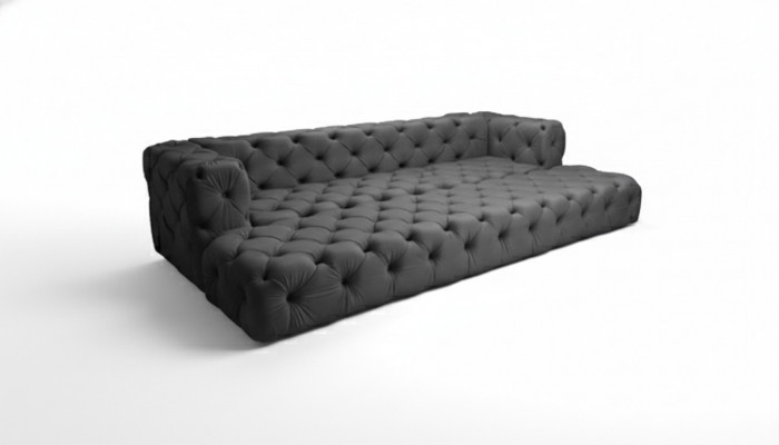 Luxus Sofa 5 Sëtzer Couch Polstersofa XXL Sofas Wunnzëmmer Stoff