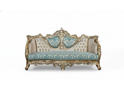 Canapé 3 Plazen Designer Canapé Luxus Polster Canapéen Couchë Stoff Textil Nei
