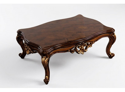 Holz Dësch Niewendësch Miwwelen Luxus Coffeendësch Brong Coffeendëscher Wunnzëmmer