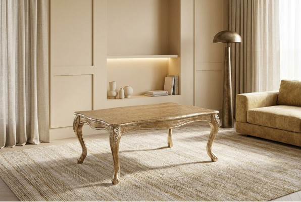 Couchtisch Wunnzëmmer Luxus Dësch 120x72 Dëscher Holzdëscher Miwwelen Ariichtung
