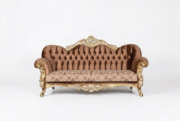 Klassesch dräisëtzer barock Couch Ariichtung 3er franséisch Miwwelen