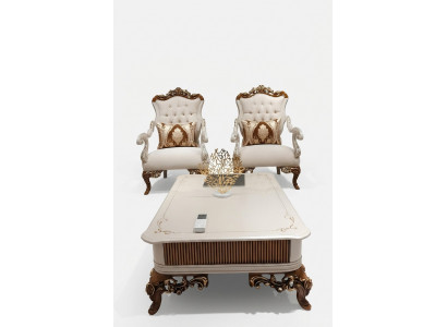Wunnzëmmer Couchtisch Luxus Dësch 120x72 Dëscher Holzën Dëscher Miwwelen Ariichtung
